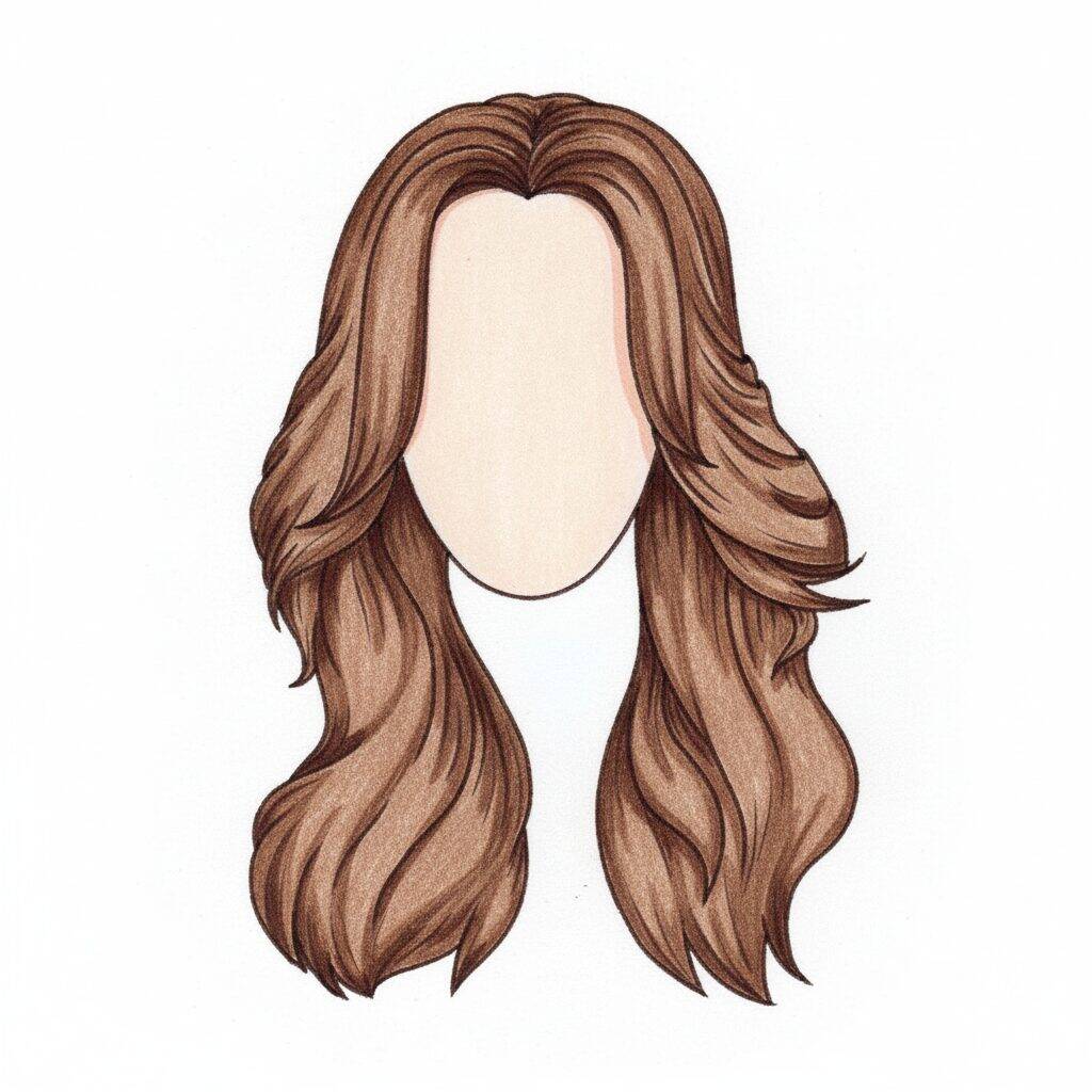 Como Desenhar Cabelo Ondulado - Tutorial de Desenho Passo a Passo