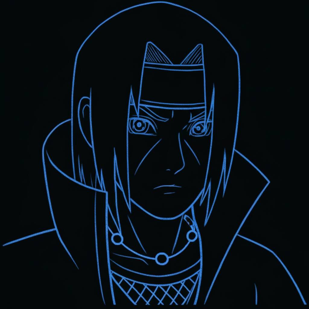 Como Desenhar Itachi Uchiha de Naruto – Passo a Passo – Paso 8