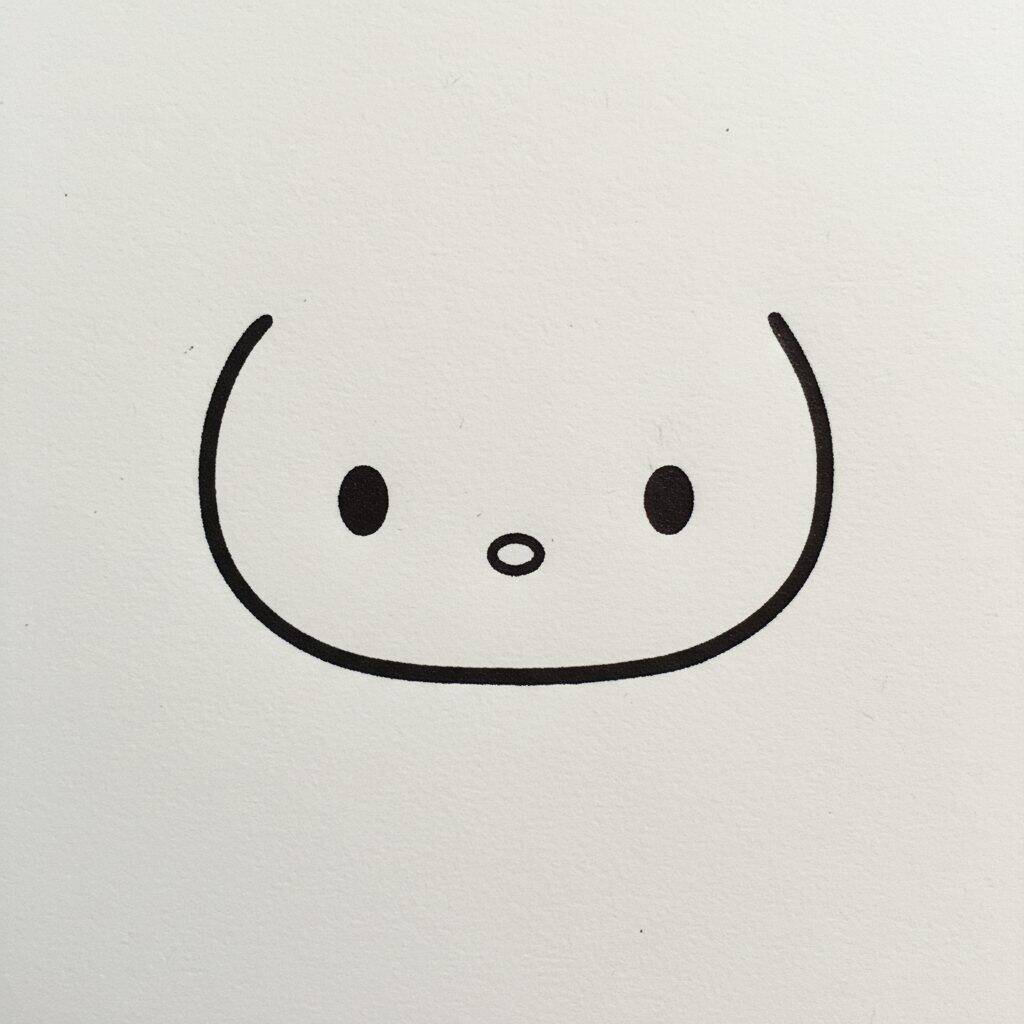 Cómo dibujar Hello Kitty para Navidad – Paso 1