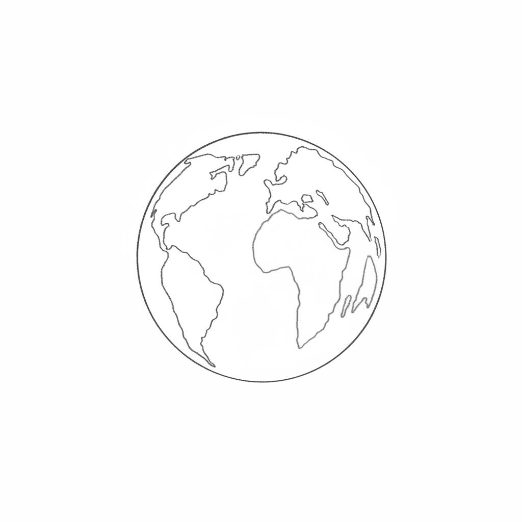 Como Desenhar a Terra – Passo a Passo Fácil – Passo 3