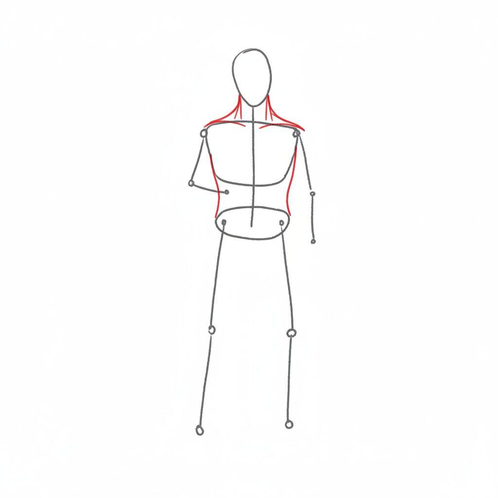 Como Desenhar o Goku – Tutorial de Desenho Passo a Passo – Passo 3