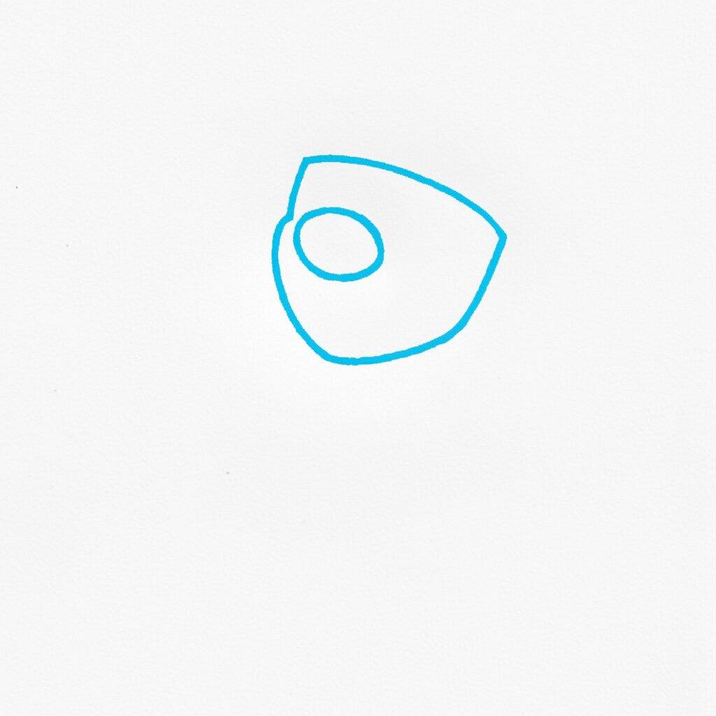 Como Desenhar o Mario – Passo a Passo Fácil – Passo 1