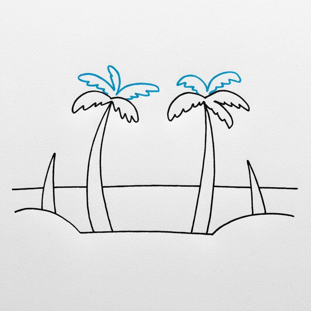 Como Desenhar o Pôr do Sol – Passo a Passo – Passo 4