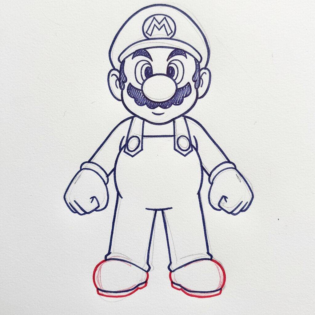 Como Desenhar o Sonic Realista – Tutorial de Desenho Passo a Passo – Passo 10