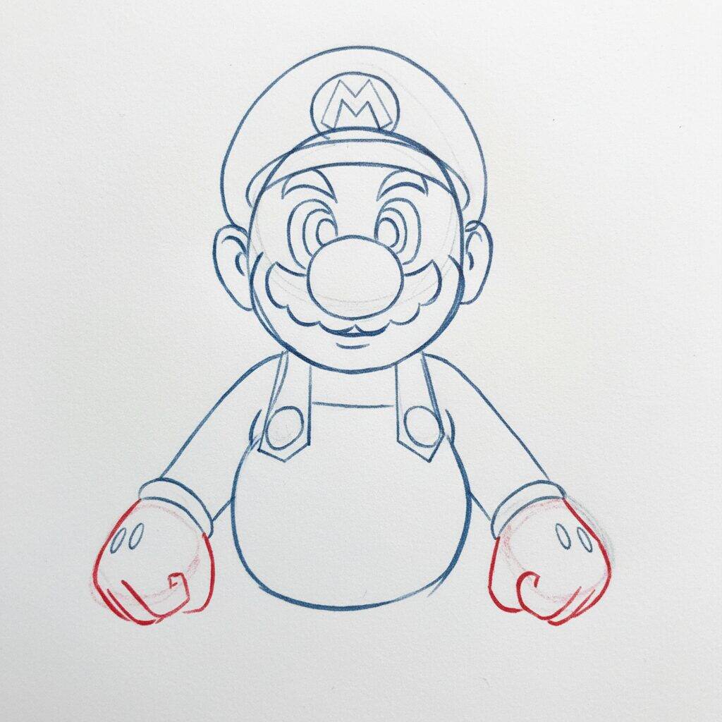 Como Desenhar o Sonic Realista – Tutorial de Desenho Passo a Passo – Passo 8