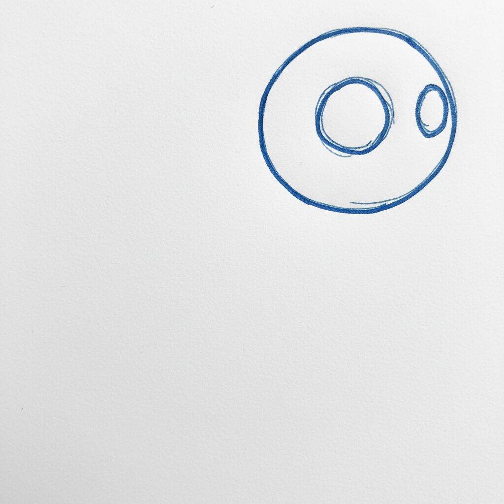 Como Desenhar um Dragão Fácil – Passo a Passo – Passo 1