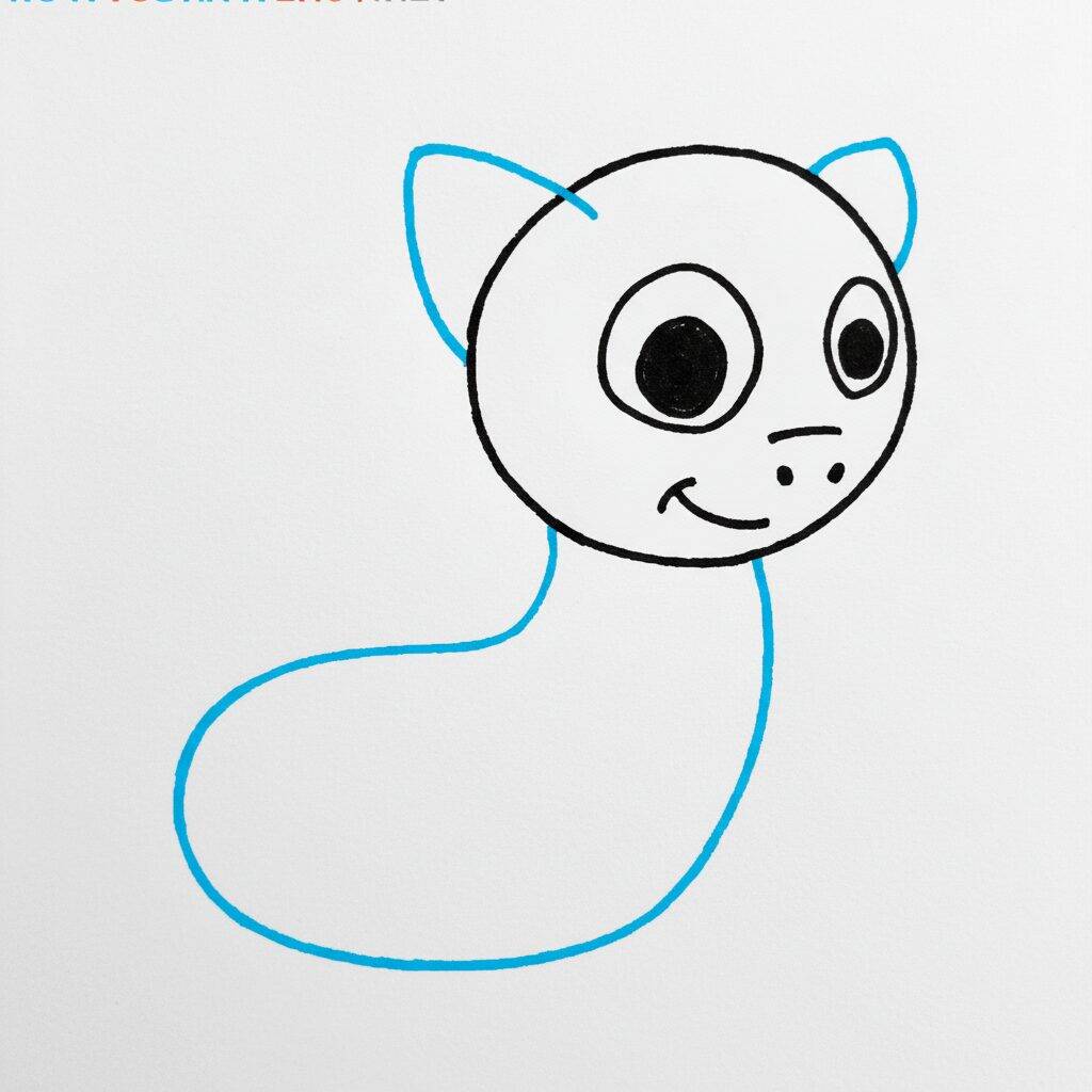 Como Desenhar um Dragão Fácil – Passo a Passo – Passo 3