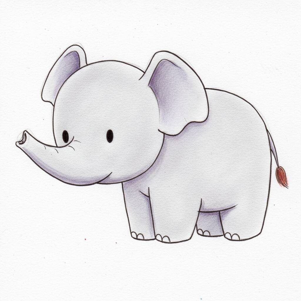 Como Desenhar um Elefante - Passo a Passo Fácil