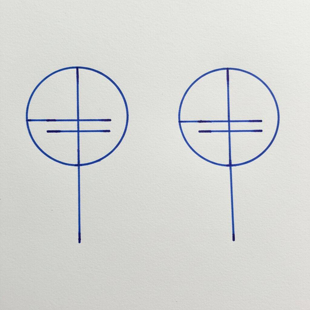 How to Draw a Face – Drawing tutorial – Step 1