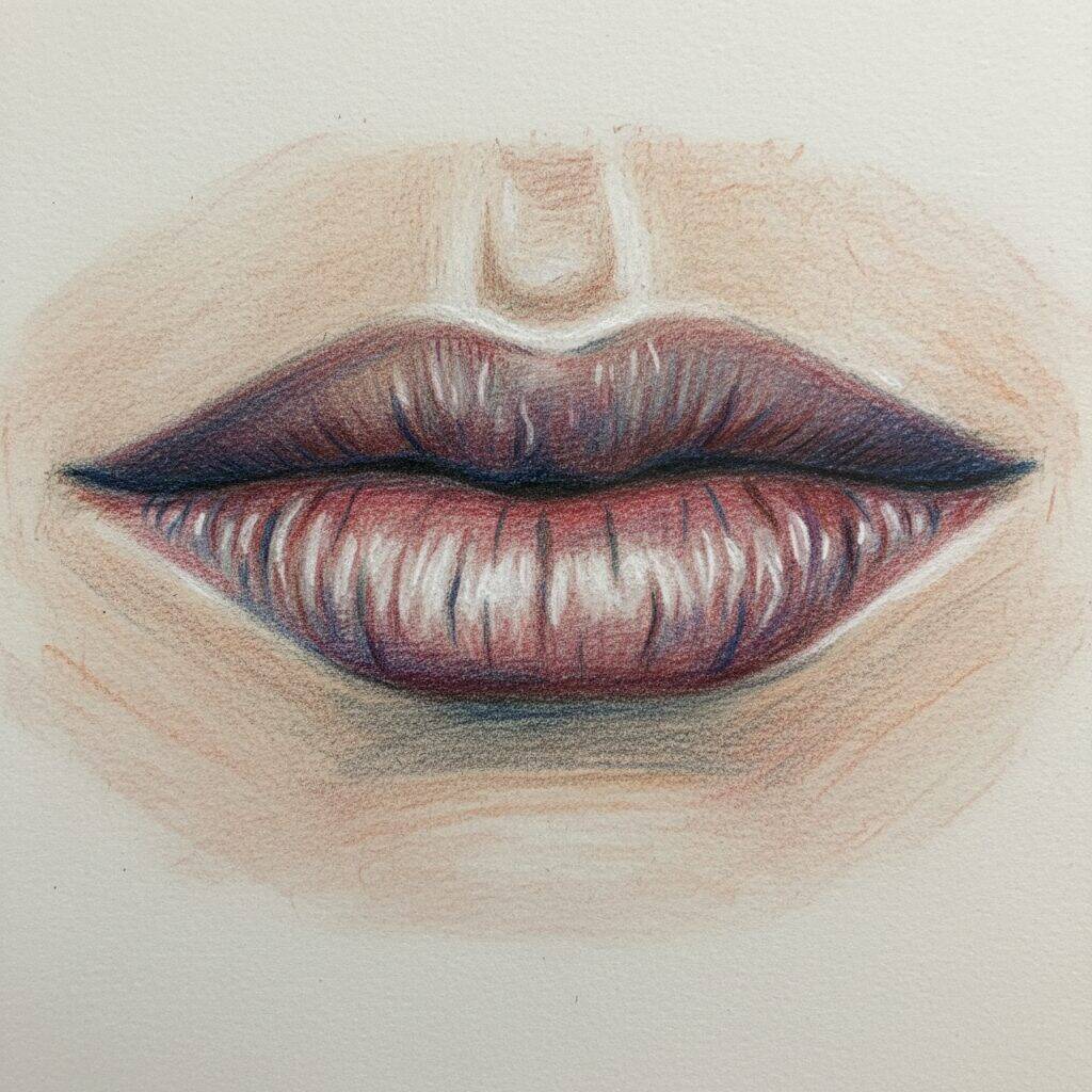 Como Desenhar uma Boca Realista - Tutorial de desenho Passo a Passo