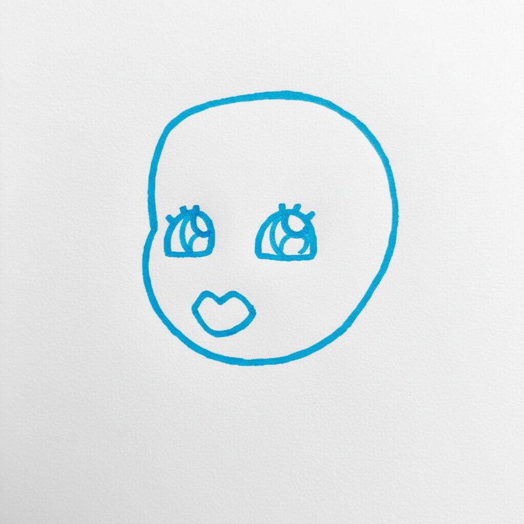 Como Desenhar uma Princesa – Passo a Passo – Passo 1