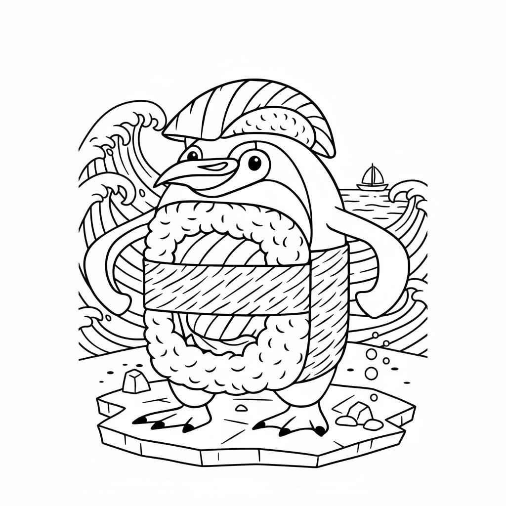 Desenho Italian Brainrot para colorir