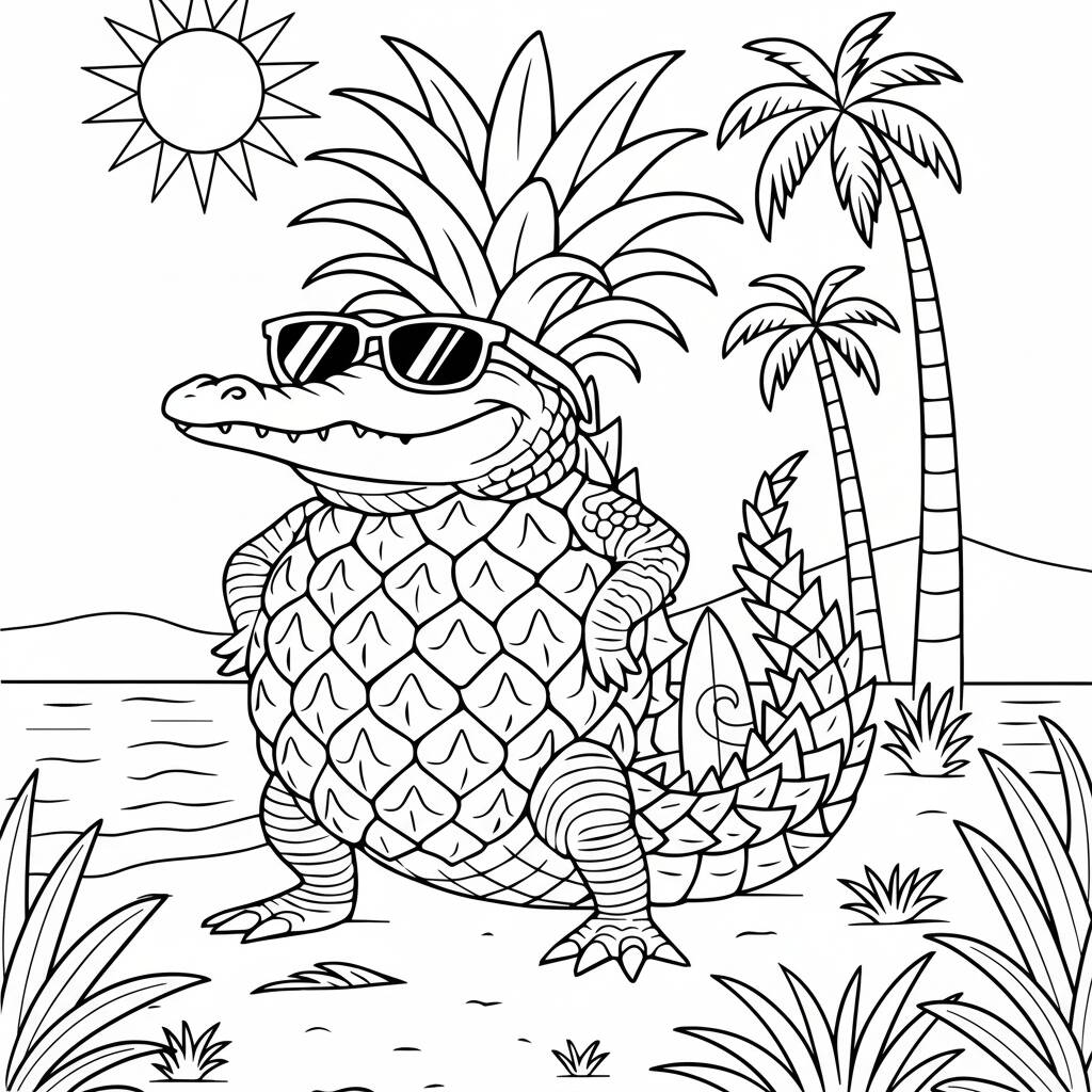 Desenho Italian Brainrot para colorir