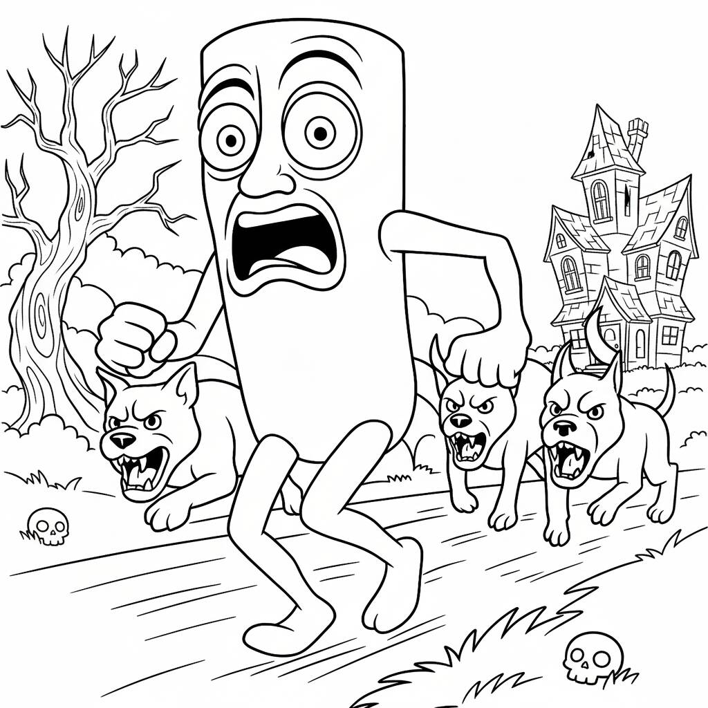 Desenho Italian Brainrot para colorir