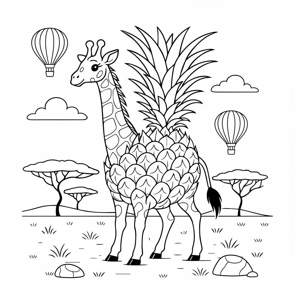 Desenho Italian Brainrot para colorir