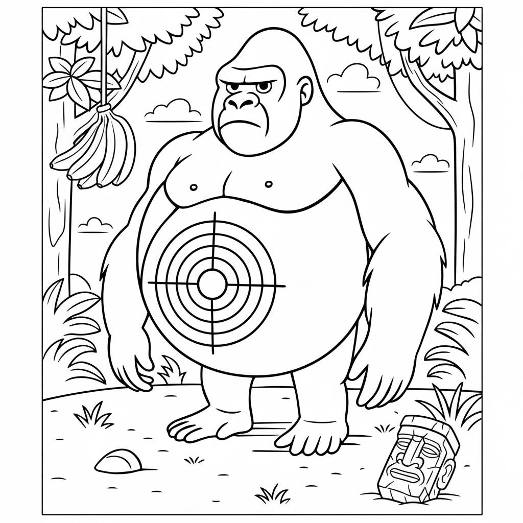 Italian Brainrot coloring page