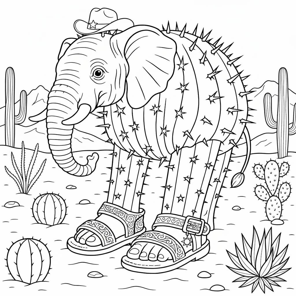 Italian Brainrot coloring page
