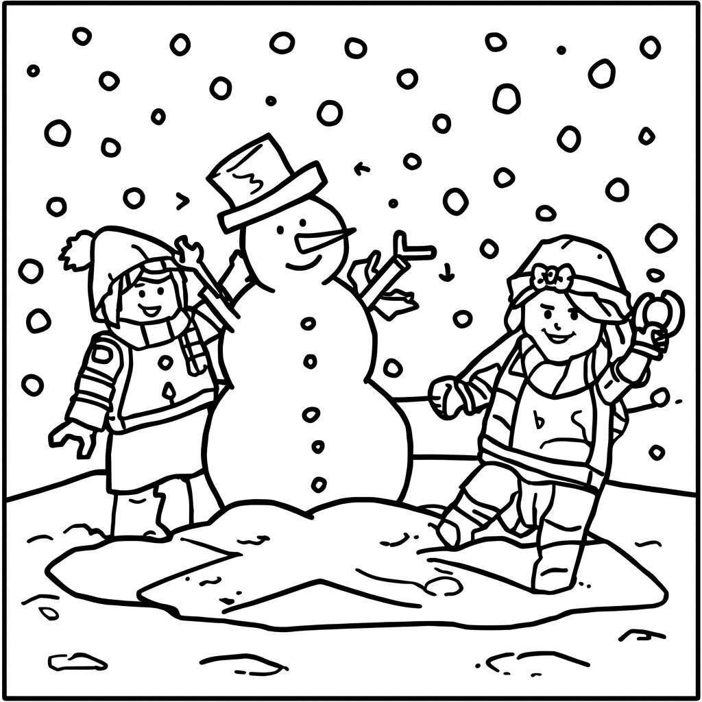 Roblox Winter Coloring Page