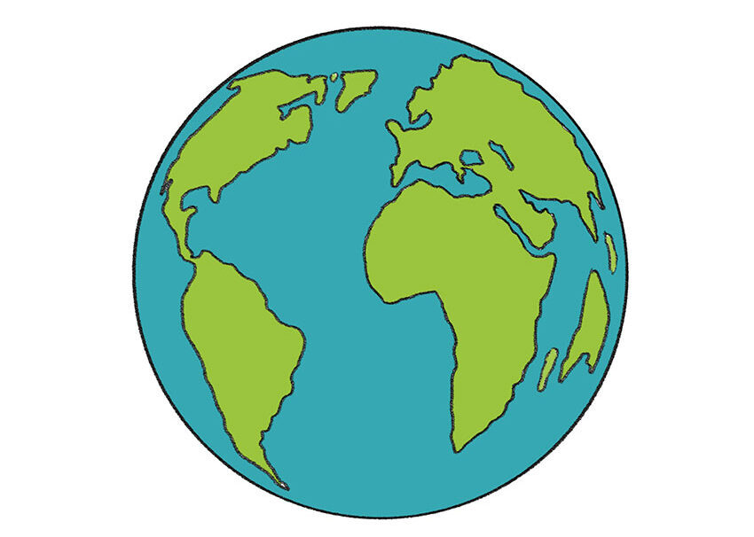 How to Draw the Earth - Easy Step by Step