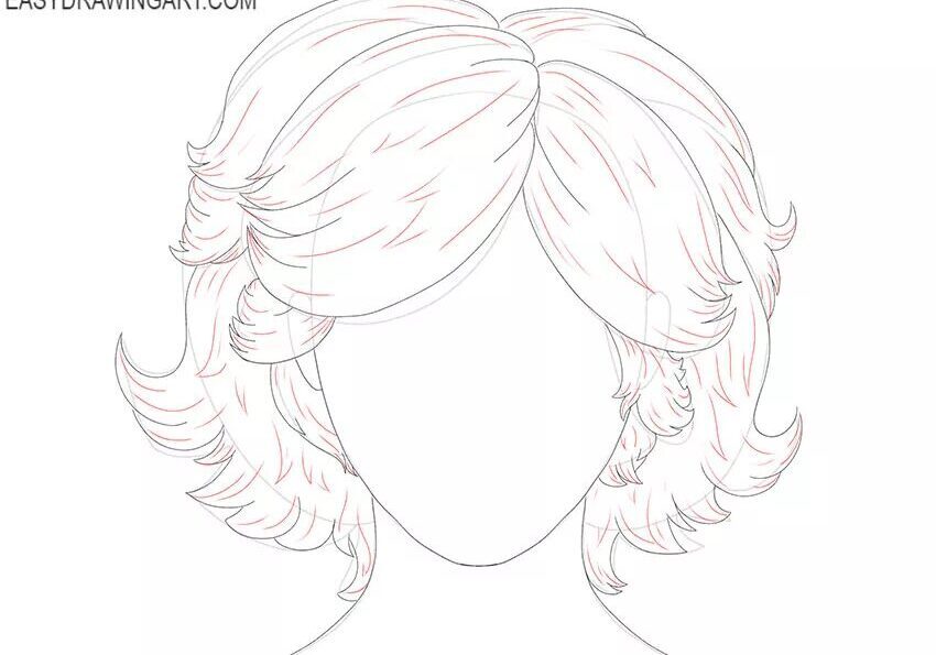 Como Desenhar Cabelo Realista – Tutorial de Desenho Passo a Passo – Passo 9